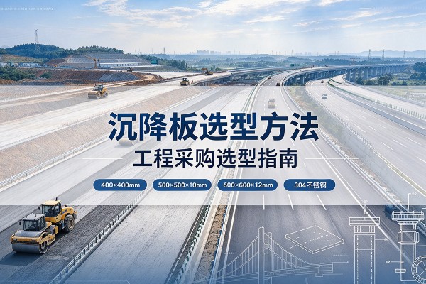 普陀沉降板选择方法