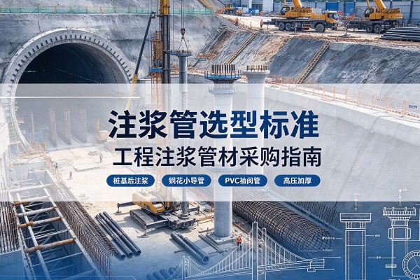 普陀注浆管选型标准