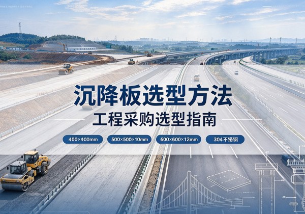 普陀沉降板选择方法